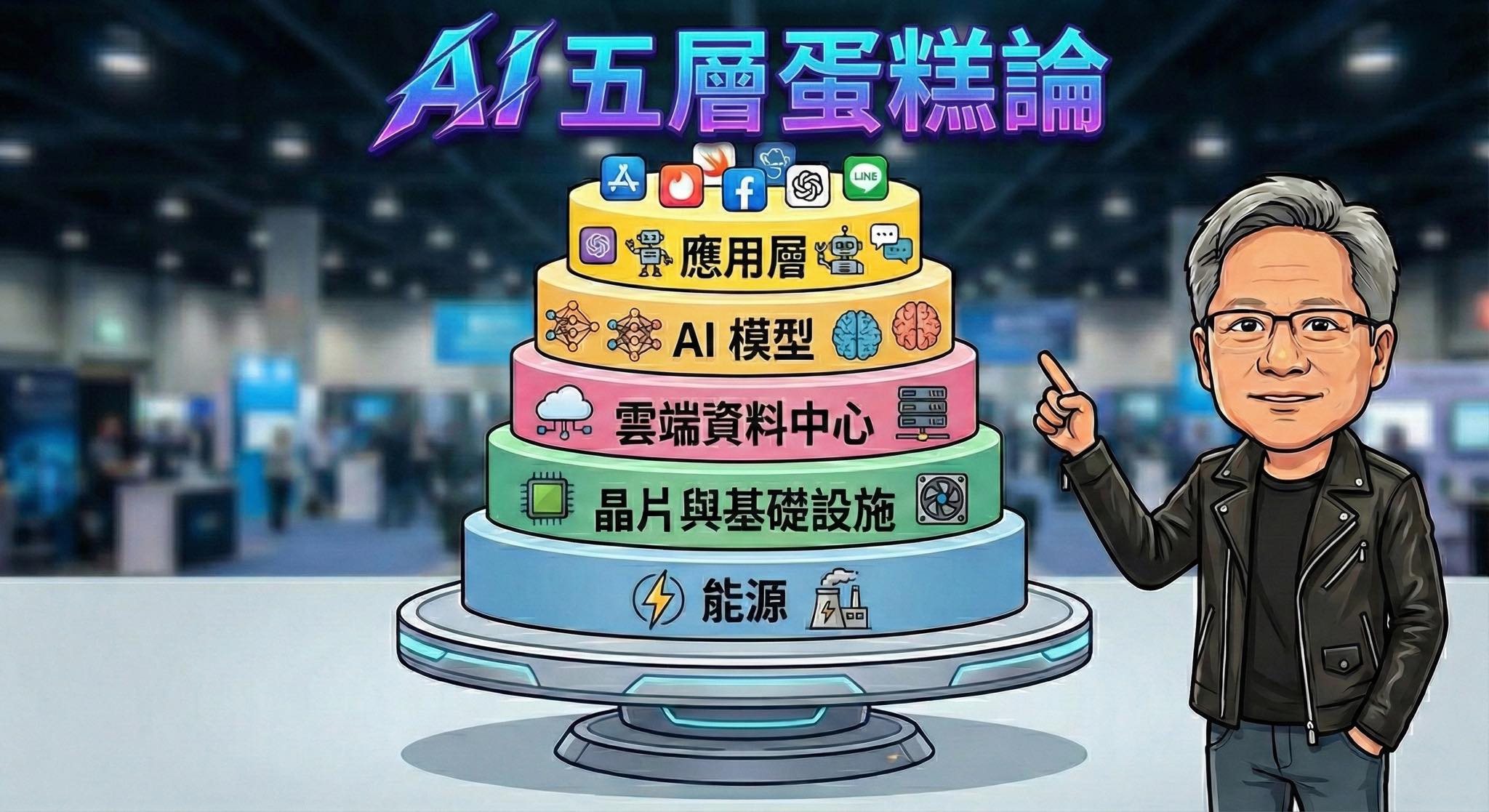 AI五层蛋糕
